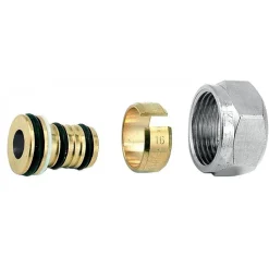 2 X Raccord à compression pour tube multicouche multiSkin 839 COMAP