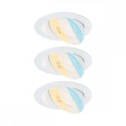 3 x Spot LED à encastrer orientable - 5W - gradable - WhiteSelect PAULMANN