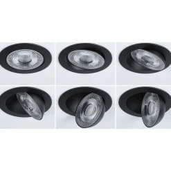 3 x Spot LED à encastrer orientable - 5W - gradable - WhiteSelect PAULMANN