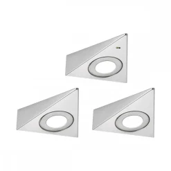 3 x spot LED pour meuble avec détecteur de mouvement - Trias PAULMANN